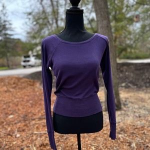 Divided Eggplant long sleeve shirt size 8